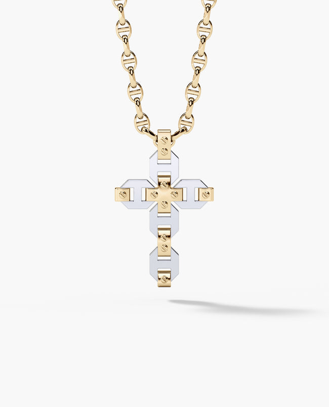 BRIGGS Cross Pendant in Gold